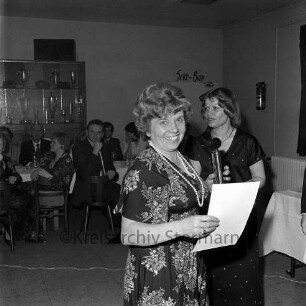 Verein Oldesloer Kegler: Stadtmeisterschaft: Schützenhalle: Stadtmeisterin Edith Stapelfeldt