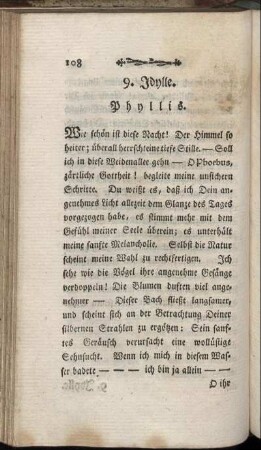 9. Idylle. Phyllis.