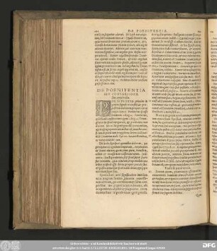 De Poenitentia Seu Conversione.