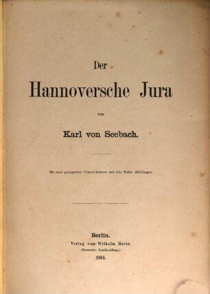 Der Hannoversche Jura