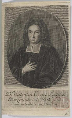 Bildnis des Valentin Ernst Loescher