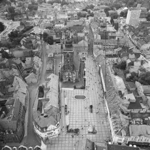 Neumarkt von Gotha : Blickrichtung Osten
