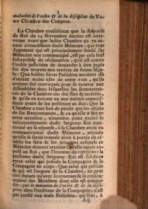 Extrait Des Registres De La Chambre Des Comptes Du 17. Décembre 1761