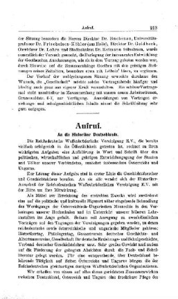 Aufruf : an die Historiker Deutschlands