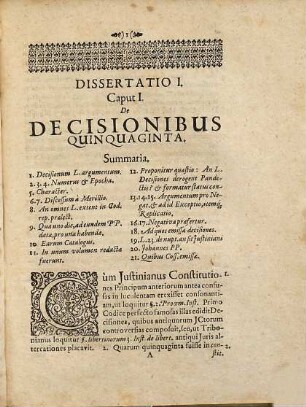 Johannis Strauchii Ad quinquaginta decisiones Iustiniani imperatoris exercitationes sex