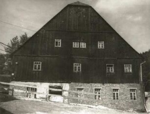 Schneeberg-Neustädtel, Forststraße. Siebenschlehner Pochwerk (Technisches Museum). Hauptgebäude (Neubau 1752/1753)
