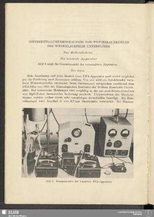 Differentialthermoanalysen Von Weichbraunkohlen Des Niederlausitzer Unterflözes