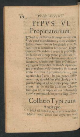 Typus VI. Propitiatorium.