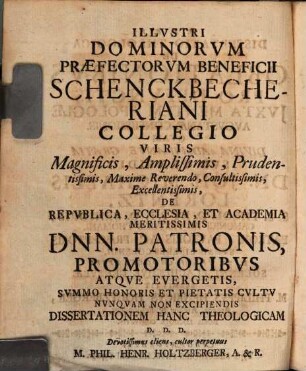 Diss. ... de oblationibus pro defunctis iuxta mentem Apologiae Augustanae Confessionis