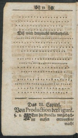 Das III. Capitel. Von Production der Figuren