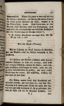 XIV. Von der Brust (Thorax).
