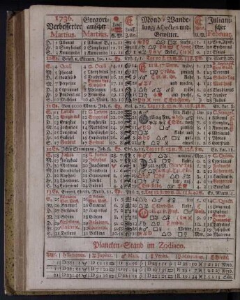 1736. Verbesserter Martius.