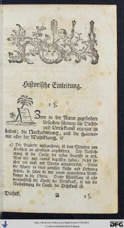 Historische Einleitung.