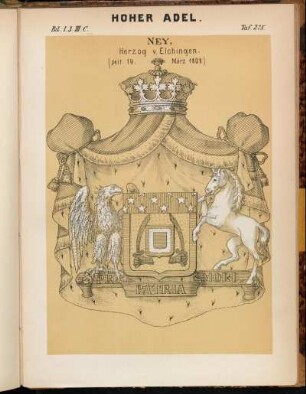 Taf. 278. Ney, Herzog v. Elchingen. (seit 19. März 1808)