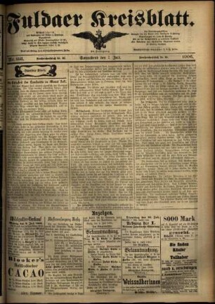 Zweite Ausgabe vom Samstag, den 07. Juli 1906.
