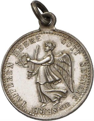 Kube, Rudolf: Siegesmedaille (Siegespfennig) 1914 St. Quentin