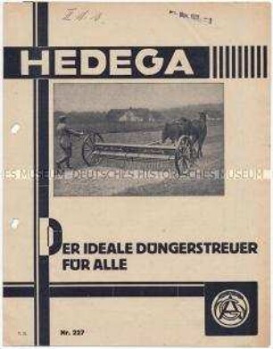 HEDEGA - Der ideale Düngerstreuer für alle