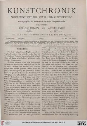 Heft 12 (15. Januar 1891)
