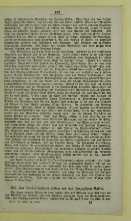 183. Das Großherzogthum Baden und das Herzogthum Nassau
