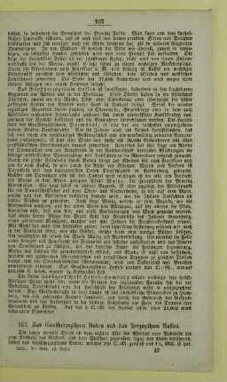 183. Das Großherzogthum Baden und das Herzogthum Nassau