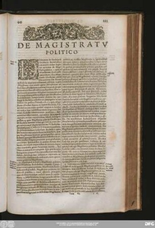 De Magistratu Politico.