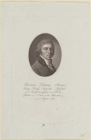 Bildnis des Christian Ludewig Stengel