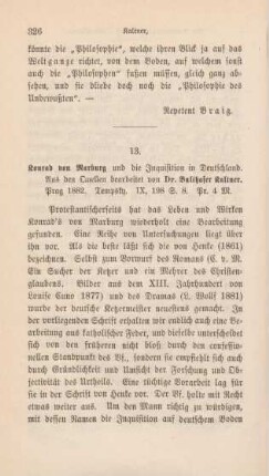 326-327 [Rezension] Konrad von Marburg und die Inquisition in Deutschland