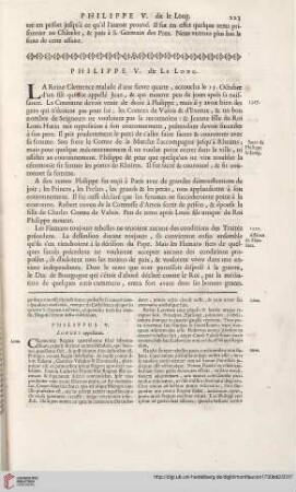 Philippe V. dit Le Long