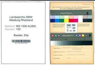 Entnazifizierung Ella Bussler, geb. 24.03.1916 (Schneiderin)