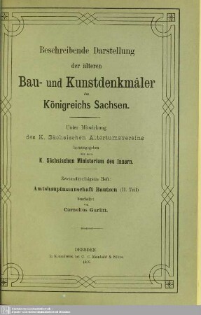 32: Amtshauptmannschaft Bautzen (II. Teil)