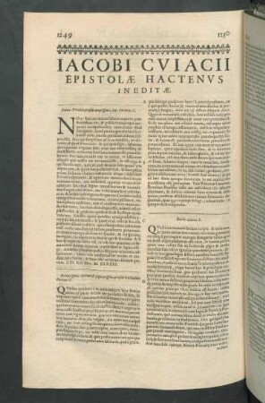 Epistolae hactenus ineditae.