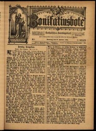 Ausgabe vom Sonntag, den 28. Januar 1894.