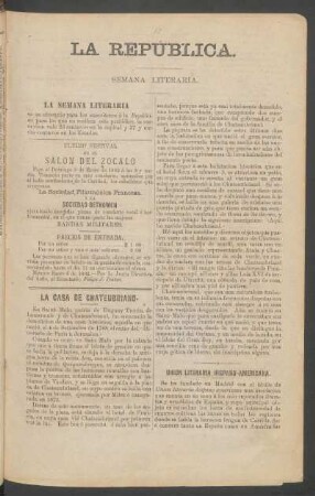 Unión literaria hispano-americana.