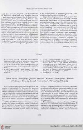 56: [Rezension von: Zenon Piech, Ikonografia piecze̜ci Piastów]