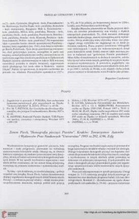 56: [Rezension von: Zenon Piech, Ikonografia piecze̜ci Piastów]