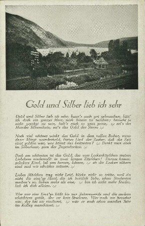 Gold und Silber lieb ich sehr