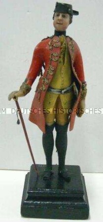 Wachsfigur eines Offiziers, Kürassier-Regiment K 10 (Gens d'armes), Preußen