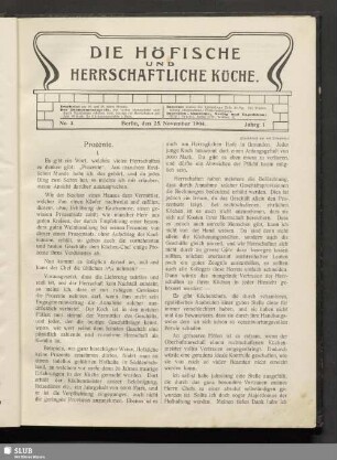 No. 3, 25. November 1904