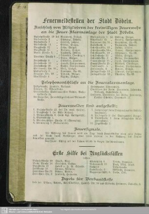 Erste Hilfe bei Unglücksfällen