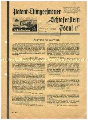 Kundengutachten über Düngerstreuer