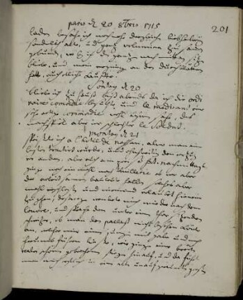 Paris/St. Denis/ Paris/Sceaux/Paris 20. Oktober - 4. November 1715