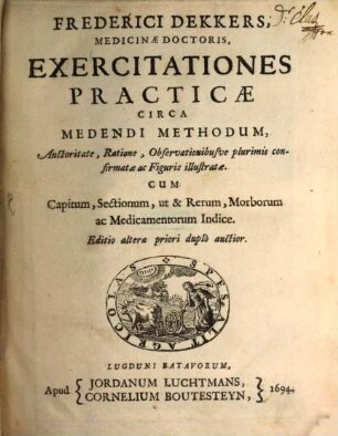 Exercitationes practicae circa medendi methodum