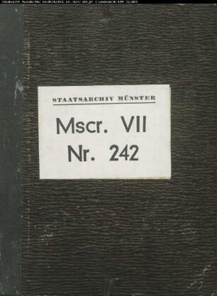 Verschiedene historische Notizen Ignaz Theodor Liborius Meyers