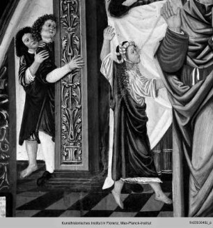 Szenen aus dem Leben Mariens und des Heiligen Joachim : Die Vertreibung Joachims aus dem Tempel