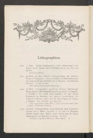 Lithographien