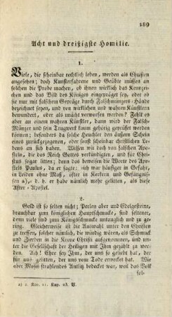 Acht und dreißigste Homilie