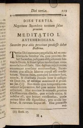 119-134, Sacerdos prae aliis proximo prodesse debet Doctrina.; I. Sacerdos prae aliis parvulos instruat.; II. Sacerdos prae aliis adultos doceat.