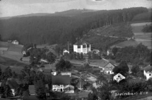 Blick zum Bahnhof und Schmalzgrubner Straße