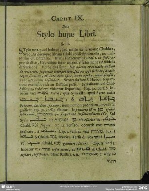 Caput IX. De Stylo hujus Libri