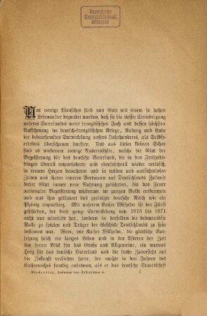 Hoffmann von Fallersleben und sein deutsches Vaterland